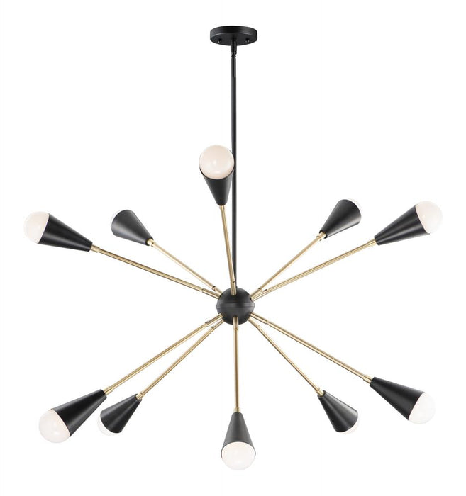 Lovell-multi-light Pendant | 11268BKSBR