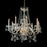 Crystorama Traditional Crystal 8 Light Hand Cut Crystal Polished Brass Chandelier