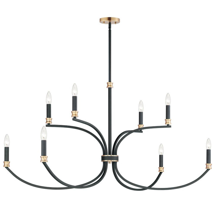 Charlton-multi-tier Chandelier | 11378BKAB
