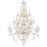 Traditional Crystal 20 Light Hand Cut Crystal Polished Brass Chandelier | 1157-PB-CL-MWP