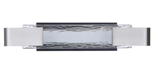 Craftmade Harmony 1 Light LED Vanity in Flat Black/Polished Nickel