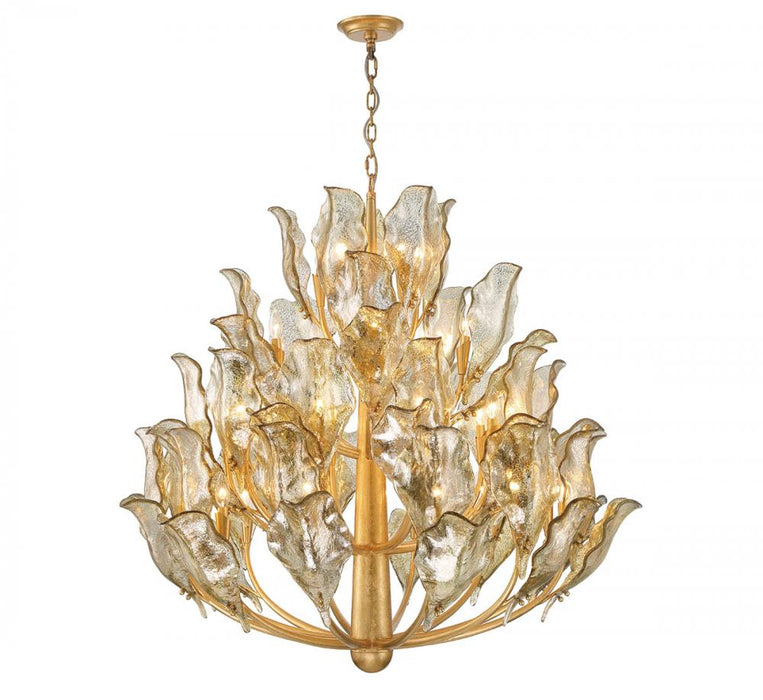 Lib & Co. CA Brindisi, 32 Light Chandelier, Gold