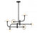 Teramo, 6 Light Led Chandelier, Matte Black | 12051-02