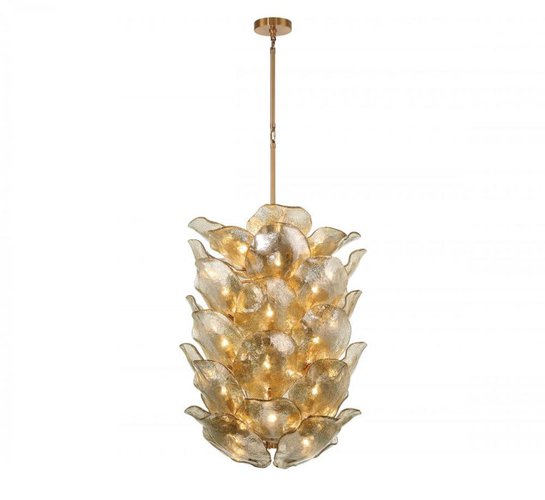 Lib & Co. CA Corato, 40 Light Grand Chandelier, Brushed Brass