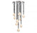 Bellissima, 9 Light Led Chandelier, Black Sleeves | 12065-02