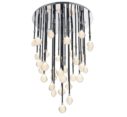Bellissima, 32 Light Led Grand Chandelier, Black Sleeves | 12067-02