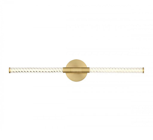 Lib & Co. CA Volterra, 2 Light LED Wall Mount, Plated Brushed Gold