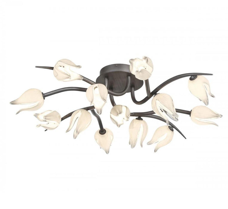 Belluno, 13 Light Led Ceiling Mount, Brushed Grey | 12085-042