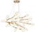 Lib & Co. CA Belluno, 29 Light LED Chandelier, Champagne Gold