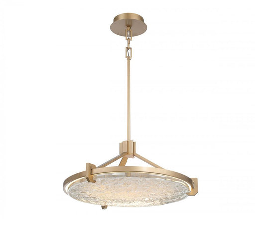 Lib & Co. CA Raffinato, Small LED Chandelier, Brushed Gold