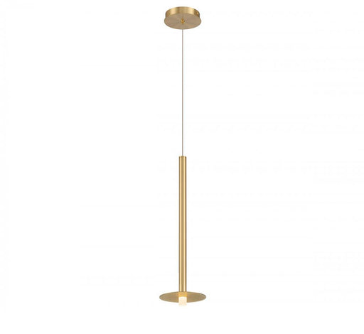 Lib & Co. CA Piatto, 1 Light LED Pendant, Plated Brushed Gold
