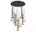 Lib & Co. CA Piatto, 11 Light Round LED Chandelier, Mixed