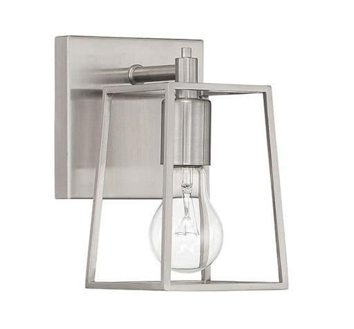 Craftmade Dunn 1 Light Wall Sconce in Brushed Polished Nickel