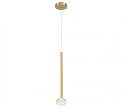 Lib & Co. CA Soffio, 1 Light LED Pendant, Plated Brushed Gold
