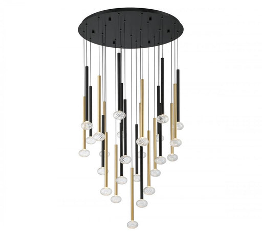Lib & Co. CA Soffio, 25 Light Round LED Chandelier, Mixed