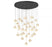 Calcolo, 31 Light Led Grand Chandelier, Matte Black | 12123-02