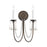 Plumette-wall Sconce | 12161CHB/CRY