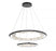 Nettuno 2 Tier Led Chandelier, Painted Brushed Grey | 12164-040