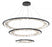 Nettuno,3 Tier Led Chandelier, Painted Brushed Grey | 12165-040