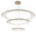 Nettuno,3 Tier Led Chandelier, Painted Brushed Champagne | 12165-041
