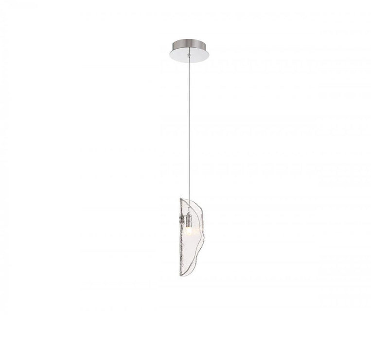 Sorrento, 1 Light Led Pendant, Clear, Chrome Canopy | 12166-017-01