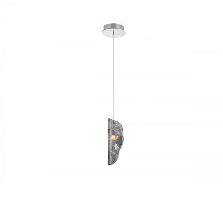 Sorrento, 1 Light Led Pendant, Smoke, Chrome Canopy | 12166-019-01