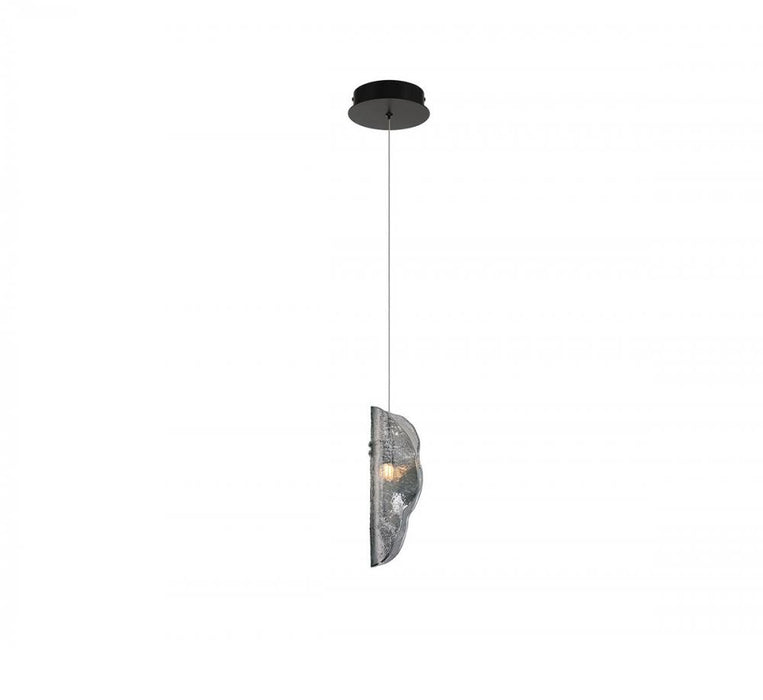 Sorrento, 1 Light Led Pendant, Smoke, Black Canopy | 12166-019-02