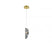 Sorrento, 1 Light Led Pendant, Smoke, Gold Canopy | 12166-019-07