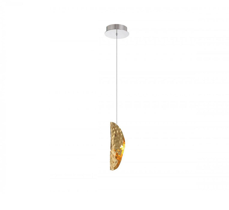 Sorrento, 1 Light Led Pendant, Copper, Chrome Canopy | 12166-020-01