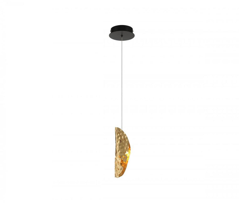 Sorrento, 1 Light Led Pendant, Copper, Black Canopy | 12166-020-02