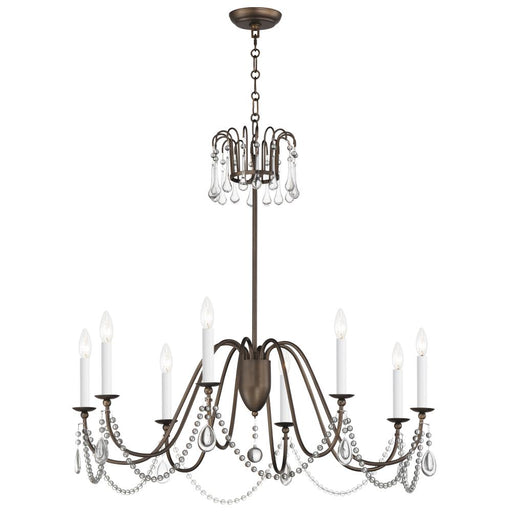 Plumette-chandelier | 12168CHB/CRY