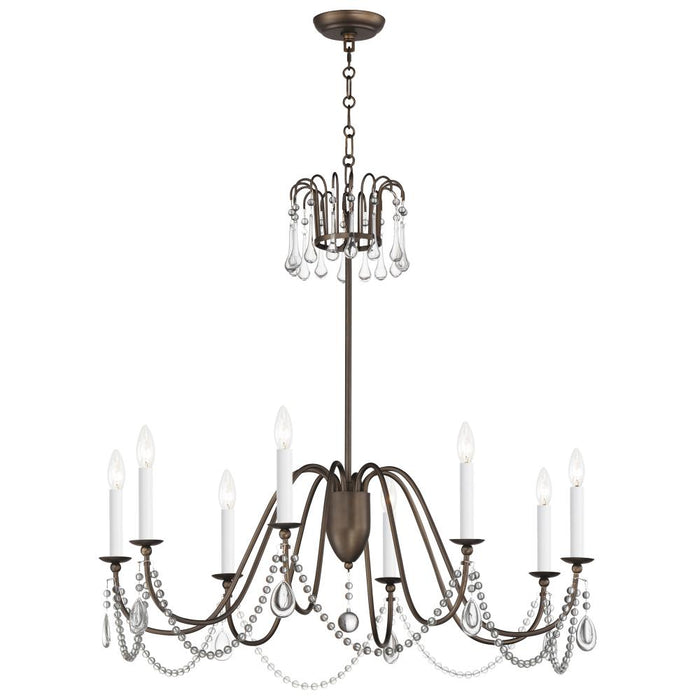 Plumette-chandelier | 12168CHB/CRY