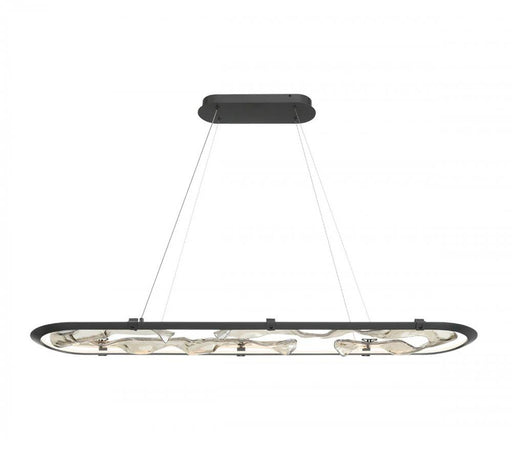 Nettuno 60" Oval Led Chandelier, Painted Brushed Grey | 12174-040