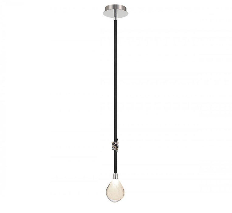 Bellissima, 1 Light Pendant, Black Sleeve | 12176-02