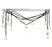 Bellissima, 15 Light Linear Chandelier, Black Sleeves | 12177-02