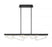 Arezzo, Small Linear Led Chandelier, Painted Brushed Grey | 12178-040