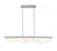 Arezzo, Small Linear Led Chandelier, Painted Brushed Champagne | 12178-041