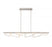 Arezzo, Linear Led Chandelier, Painted Brushed Champagne | 12179-041