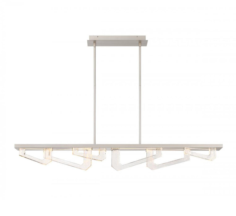 Arezzo, Linear Led Chandelier, Painted Brushed Champagne | 12179-041