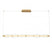 Milazzo, Large Linear Chandelier, Antique Brass | 12189-030