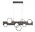 Torino, 8 Light Linear Led Chandelier, Brushed Vintage Grey | 12194-042