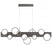Torino, 10 Light Linear Led Chandelier, Brushed Vintage Grey | 12195-042