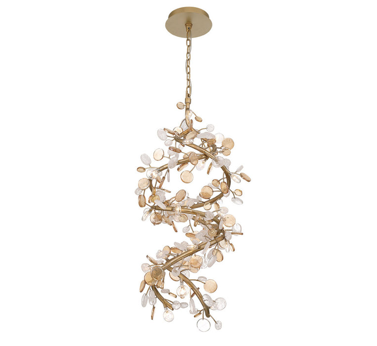 Pisa 23 Light Led Chandelier Antique Gold | 12196-057