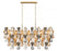 Veneto, 13 Light Oval Chandelier, Aged Brass | 12198-022