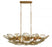 Corato, 26 Light Island Chandelier, Brushed Brass | 12204-037