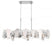 Castellana , 6 Light Linear Chandelier , Chrome , Clear Crystal | 12214-01