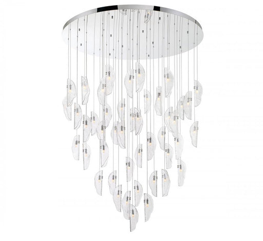 Sorrento, 45 Light Led Grand Chandelier, Clear, Chrome Canopy | 12219-017-01