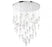 Sorrento, 45 Light Led Grand Chandelier, Clear, Chrome Canopy | 12219-017-01