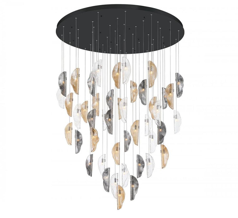 Sorrento, 45 Light Led Grand Chandelier, Mixed, Black Canopy | 12219-023-02