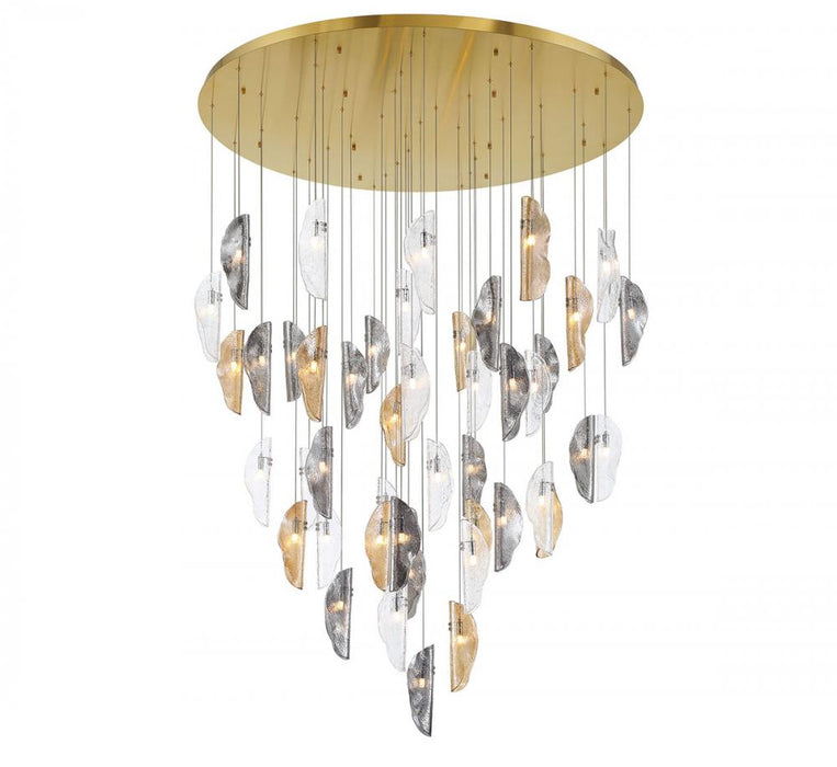 Sorrento, 45 Light Led Grand Chandelier, Mixed, Gold Canopy | 12219-023-07